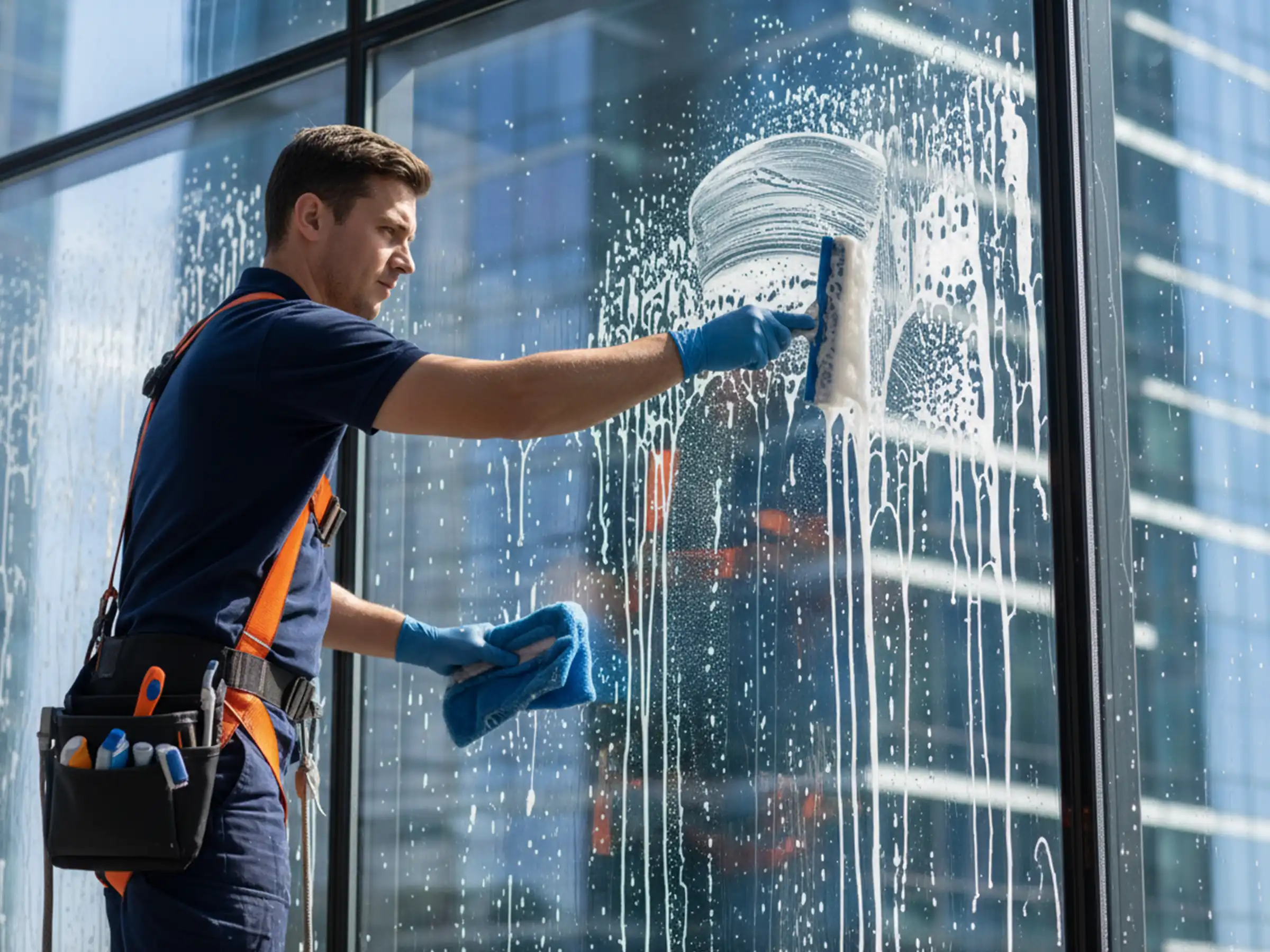 Professionelle Fensterreinigung in Viersener Bürogebäuden